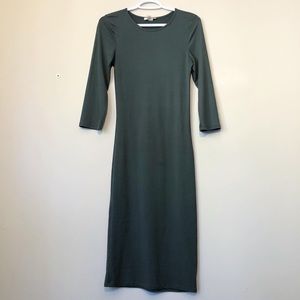 Pretty Green Midi Dress in Excellent Condition!